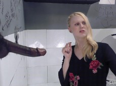 takes condom off
